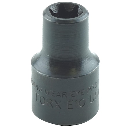 K-Tool International External Torx Socket, E-10, 3/8"Dr KTI-22680